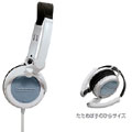 audio-technica. ポータブルヘッドホン (WHITE)