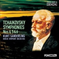 チャイコフスキー: 交響曲第4番, 第5番, 第6番「悲愴」 / クルト・ザンデルリンク, ベルリン交響楽団<限定盤>