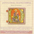 Musica Claromontana (Music from Jasna Gora) Vol.20 -J.Riepe, J.Daubeck, L.Maader, J.Engel, etc (1-2/2006) / Tomasz Wabnic(cond), Capella Czestochoviensis, Ursula Fiedler(S), etc