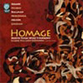 Homage -T.Susato: Twelve Dances from "The Danserye"; D.Dzubay: Shadow Dance, etc / Eugene M.Corporon(cond), North Texas Wind Symphony