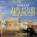 VIVALDI:FOUR SEASONS x2 :PINA CARMIRELLI (vn) /FEDERICO AGOSTINI (vn) /I MUSICI  [2CD+DVD]