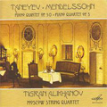Taneyev: Piano Quintet Op.30; Mendelssohn: Piano Quartet Op.3 / Tigran Alikhanov(p), Moscow String Quartet