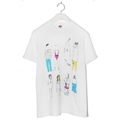 The Ting Tings / Doodle T-shirt White/Sサイズ