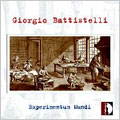 BATTISTELLI:EXPERIMENTUM MUNDI:GIORGIO BATTISTELLI(cond)/NICOLA RAFFONE(percussion)/BERNARD FREYD(reading)/ETC