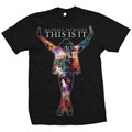 Michael Jackson 「This Is It Silhouette Collage」 T-shirt Black/XSサイズ