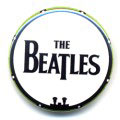 The Beatles 「Drum Head Logo」 Button