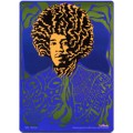 Jimi Hendrix 「Face Orange」 Sign Plate