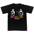岡田義徳 「HARD-CORE Listener」 T-shirt Black/Youth-Mサイズ