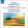 Martucci: Symphony No. 2 in F major - Op.81, Theme and Variations - Op.58, Gavotta - Op.55 - No.2, Tarantella - Op. 44 - No.6 / Francesco La Vecchia, Rome Symphony Orchestra, Lya de Barberiis