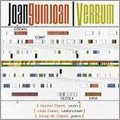 Guinjoan: Verbum. Works for Violin, Cello & Piano / Gerard Claret, Lluis Claret, Josep Colom