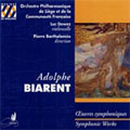 BIARENT:SYMPHONIC WORKS -TRENMOR/SYMPHONY IN D MINOR/2 SONNETS:PIERRE BARTHOLOMEE(cond)/LIEGE PHILHARMONIC ORCHESTRA/ETC