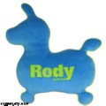 Rody ダイカットクッション Blue