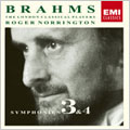 EMI CLASSICS 決定盤 1300 230::ブラームス:交響曲第3番 第4番