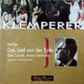 Mahler : Das Lied von der Erde / Klemperer, Vienna SO