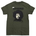Jimi Hendrix 「Green close-up」 Military-Green/Sサイズ