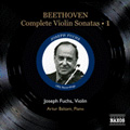 Great Violinists Joseph Fuchs - Beethoven: Complete Violin Sonatas Vol.1 No.1-4 (1952) / Joseph Fuchs(vn), Artur Balsam(p)