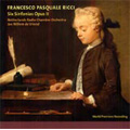 F.P.Ricci : 6 Sinfonias Op.2 (1/2002) / Jan Willem de Vriend(cond), Netherlands Radio Chamber Orchestra