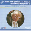 Brahms: Symphony No.1 Op.68 (9/24/1976); Martinu: Symphony No.4 H.305 (4/26/1973) / Klaus Tennstedt(cond), Stuttgart Radio SO