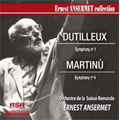 H.Dutilleux: Symphony No.1 (3/22/1956); Martinu: Symphony No.4 (3/15/1967) / Ernest Ansermet(cond), SRO