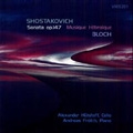 Works for Viola - Bloch, Brahms, Shostakovich / Alexander Hulshoff, Andreas Frolich