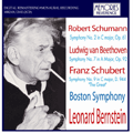 Schumann: Symphony No.2 (3/23/1946); Beethoven: Symphony No.7 (4/26/1957); Schubert: Symphony No.9 "The Great" (10/11/1957) / Leonard Bernstein(cond), BSO
