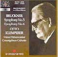 Bruckner : Symphonies no. 5 & 6 / Klemperer & VPO , ACO