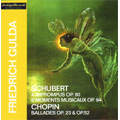 Schubert: 4 Impromptus Op.90 D.899, 6 Moments Musicaux Op.94 D.780 (1956); Chopin: Ballades Op.23, Op.52 (1954) / Friedrich Gulda(p)