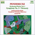 Penderecki: Orchestral Works Vol 1 / Antoni Wit, Polish RSO