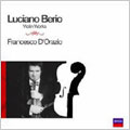 L.BERIO:SEQUENZA VII/2 PIECES FOR VIOLIN & PIANO/32 WORKS FOR VIOLIN DUO:FRANCESCO D'ORAZIO(vn)/ALESSANDRO TAMPIERI(vn)/ETC