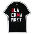 Blackmarket / Logos T-shirt Black/Lサイズ
