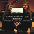 Dances for Piano Four Hands - Brahms, Dvorak, Grieg, Rachmaninov, Copland, Montsalvatge, Ligety, Colome, Boliart / Eulalia & Ester Vela Lopez(piano duo)
