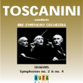 Brahms : Symphony no. 2 & 4 / Toscanini & BBC Symphony Orch.