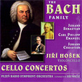 The Bach Family -Cello Concertos: J.S.Bach, C.P.E.Bach, J.C.Bach (2008) / Jiri Hosek(vc), Jiri Malat(cond), Plzen Radio SO