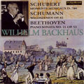 SCHUBERT:MOMENTS MUSICAUX D.780/SCHUMANN:WALDSZENEN OP.82/BEETHOVEN:PIANO SONATA NO.21 OP.53 "WALDSTEIN":WILHELM BACKHAUS(p)(1954-55)