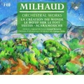 Milhaud: Orchestral Works - La Creation du Monde Op.81a, Saudades do Brasil Op.67, Le Boeuf sur le Toit Op.58, etc / Georges Pretre(cond), Monte-Carlo PO, Leonard Bernstein(cond), Orchestre National de France, etc