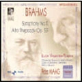 Brahms: Symphony No.1; Alto Rhapsody Op.53