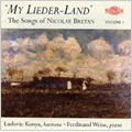 My Lieder-Land -The Songs of Nicolae Bretan Vol.1 -Inima, Hazamegyek a Falumba, Cucule, de ce nu vii?, etc (1973-76) / Ludovic Konya(Br), Ferdinand Weiss(p)