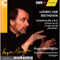 Beethoven: Symphonies no 5 & 6 / Norrington, Stuttgart Radio