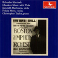 Martinu: Chamber Music with Viola - Three Madrigals for Violin and Viola H.313, Duo No.2 for Violin and Viola H.331, Sonata No.1 for Viola and Piano H.355 / Kenneth Martinson(va), Felicia Moye(vn), Christopher Taylor(p)