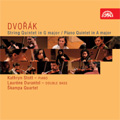 Dvorak:String Quintet Op.77/Piano Quintet No.2 (1-3/2007):Skampa Quartet/Lurene Durantel(cb)/Kathryn Stott(p)