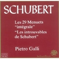 Schubert: Les 29 Menuets / Pietro Galli