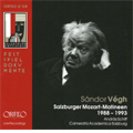 Salzburger Mozart-Matineen 1988-1993 :Cassation KV.63/Piano Concerto No.11 KV.413/etc :Sandor Vegh(cond)/Camerata Academica Salzburg/etc