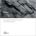 Brahms:Symphony No.1/Academic Festival Overture:Daniel Barenboim(cond)/Chicago Symphony Orchestra