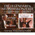Legendare Neujahrskonzerte / Herbert von Karajan(cond), Carlos Kleiber(cond), Vienna Philharmonic Orchestra [CD+DVD(PAL)]