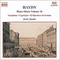 HAYDN:PIANO VARIATIONS:20 VARIATIONS HOB.XVII-2/THEME & VARIATIONS HOB.XVII-5/ETC:JENO JANDO(p)/ZSUZSA KOLLAR(p)