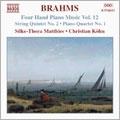 Brahms: Four Hand Piano Music Vol.12
