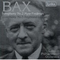 A.Bax: Symphonies No.2, No.5 / Myer Fredman(cond), Raymond Leppard(cond), LPO