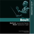 Beethoven: Symphony No.6 Op.68"Pastorale"(4/17, 5/10, 15/1977); Mozart: Symphony No.41 KV.551"Jupiter"(10, 9/23/1974) / Adrian Boult(cond), LPO
