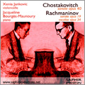 ショスタコーヴィチ: チェロとピアノのためのソナタ Op.40; ラフマニノフ: チェロとピアノのためのソナタ Op.19, 他 / クセニヤ・ヤンコヴィチ, ジャクリーヌ・ブルジェス=モヌリ