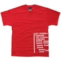 Rapture 「Shake」 T-shirt Red/S